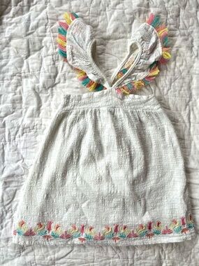 Cotton Linen blend beach dress, size 3